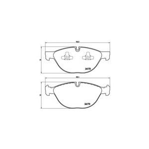 накладки BREMBO P 06 058