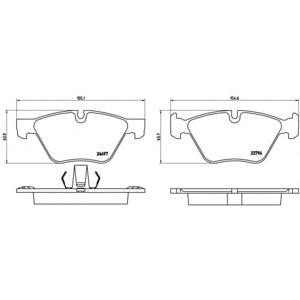 накладки BREMBO P 06 060