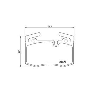 накладки BREMBO P 06 068