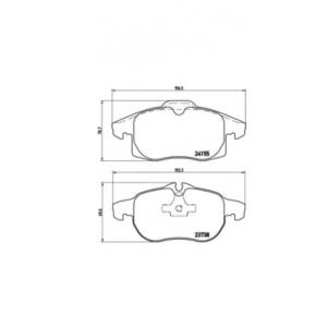 накладки BREMBO P 10 011