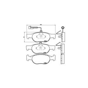 накладки BREMBO P 23 057