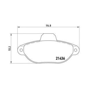 накладки BREMBO P 23 060
