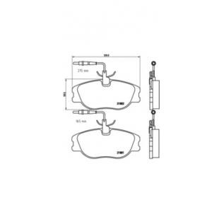 накладки BREMBO P 23 061