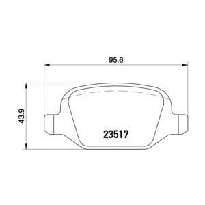 накладки BREMBO P 23 065 