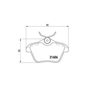 накладки BREMBO P 23 067 