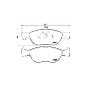 накладки BREMBO P 23 081
