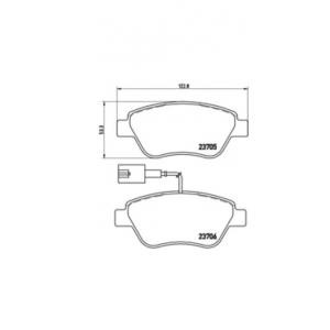 накладки BREMBO P 23 085
