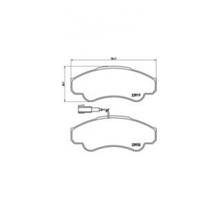 накладки BREMBO P 23 092