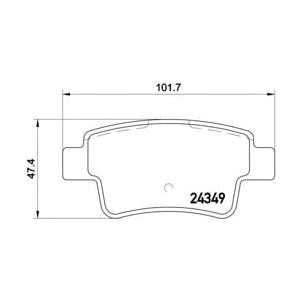 накладки BREMBO P 23 104