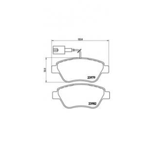 накладки BREMBO P 23 108
