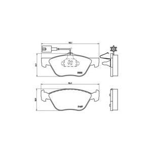 накладки BREMBO P 23 116