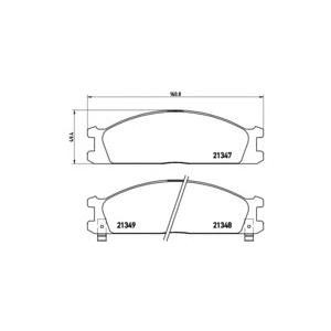 накладки BREMBO P 24 026