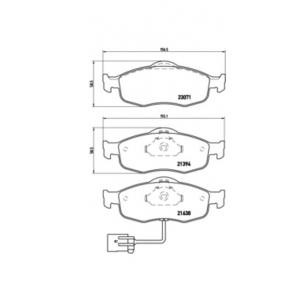 накладки BREMBO P 24 034
