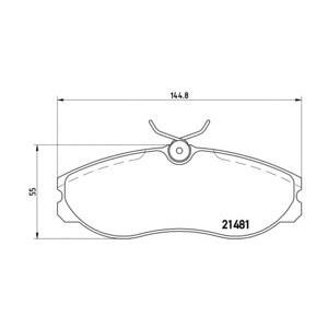 накладки BREMBO P 24 039 