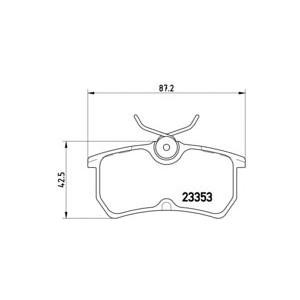 накладки BREMBO P 24 047