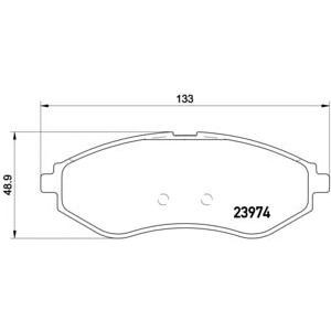накладки BREMBO P 24 048 