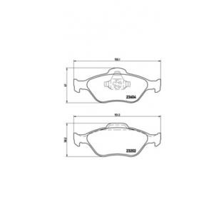 накладки BREMBO P 24 055