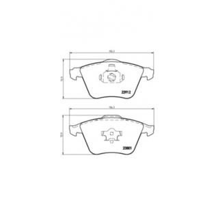 накладки BREMBO P 24 057 