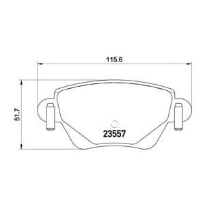 накладки BREMBO P 24 059 