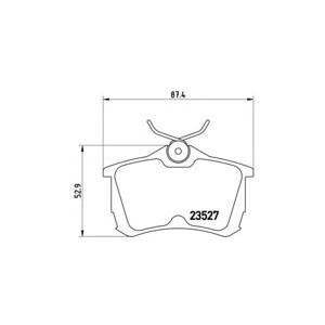 накладки BREMBO P 28 030