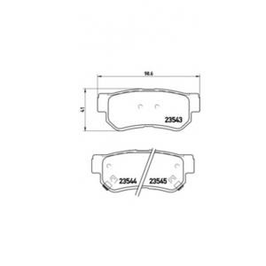 накладки BREMBO P 30 014 