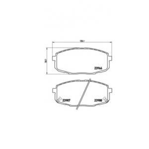 накладки BREMBO P 30 034