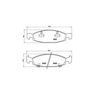 накладки BREMBO P 37 005 