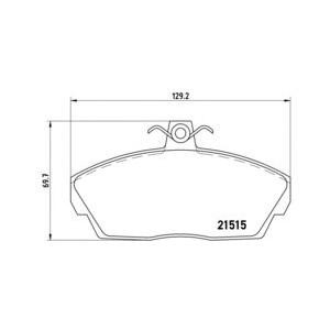 накладки BREMBO P 44 010 