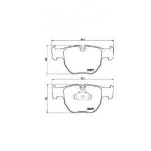 накладки BREMBO P 44 012