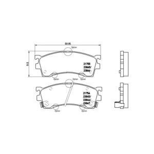 накладки BREMBO P 49 023