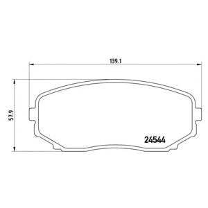накладки BREMBO P 49 040 
