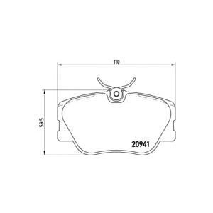 накладки BREMBO P 50 008