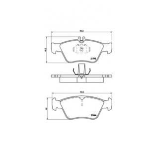 накладки BREMBO P 50 023 