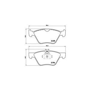 накладки BREMBO P 50 026