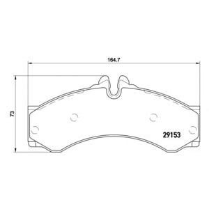 накладки BREMBO P 50 028 