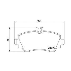 накладки BREMBO P 50 035
