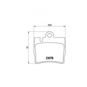 накладки BREMBO P 50 042 
