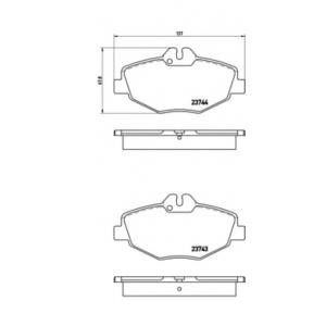 накладки BREMBO P 50 049 