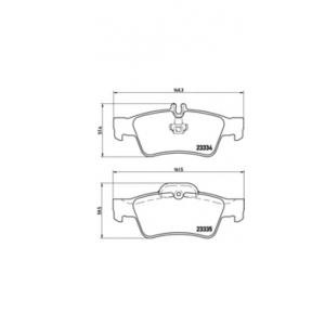 накладки BREMBO P 50 052 