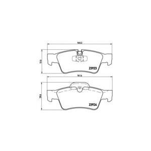 накладки BREMBO P 50 064 