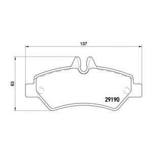 накладки BREMBO P 50 084