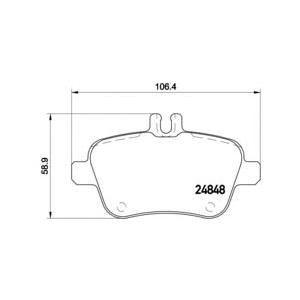 накладки BREMBO P 50 091