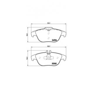 накладки BREMBO P 50 104 