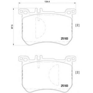 накладки BREMBO P 50 111 
