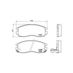 накладки BREMBO P 54 014 