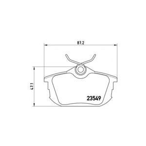 накладки BREMBO P 54 023 