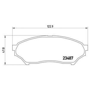 накладки BREMBO P 54 028