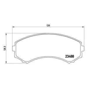 накладки BREMBO P 54 029