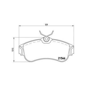 накладки BREMBO P 56 022 
