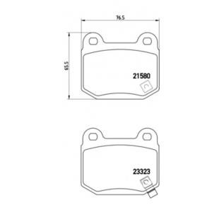 накладки BREMBO P 56 048 